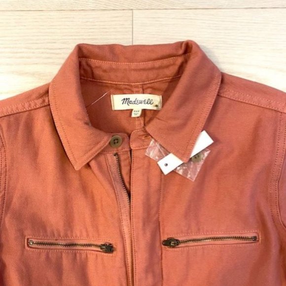 Madewell MA604 Zip-Pocket Coverall Jumpsuit Rose Dust - Picture 4 of 5